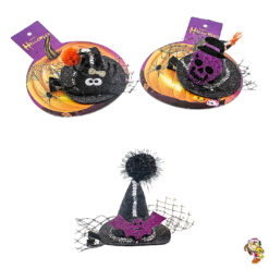 Hebilla broche de pelo para hallowen Set x 6