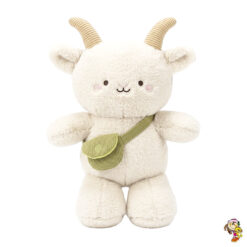 Cabra de peluche con bolso importado 35 cm