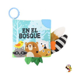 Libro de Apego con mordillo chifle textura viaje divertido 18 cm