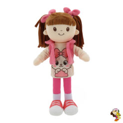 Muñeca de peluche con sonido 40 cm