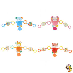 Barral Para Cochecito Sonajero Animalitos Con Mordillo 56 cm