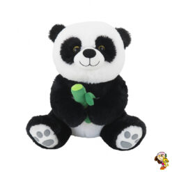 Oso panda de peluche con bambu 46 cm