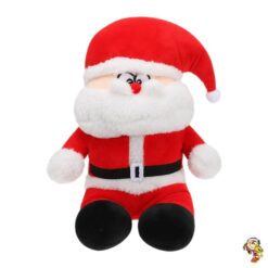 Papa noel respirador de peluche 33 cm con sonido.